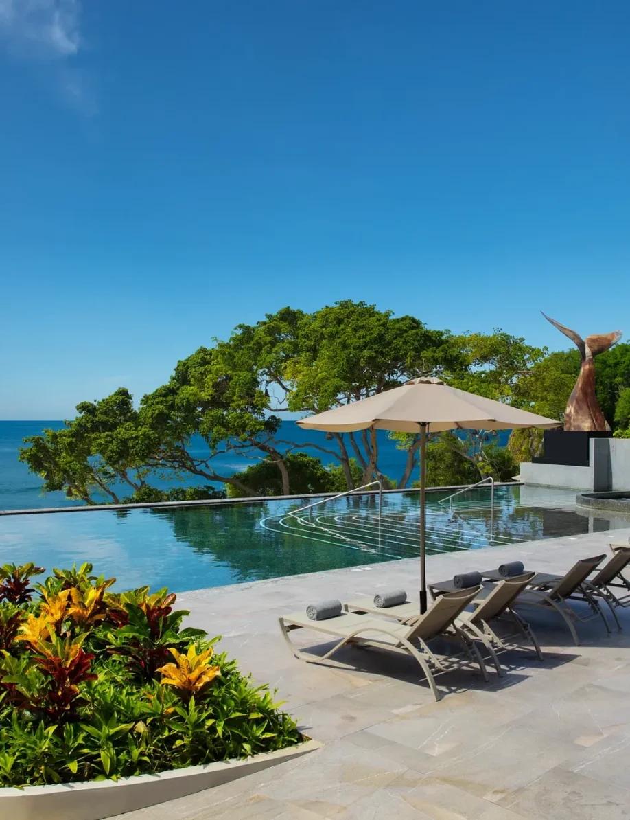 Infinity pool at Dreams Bahia Mita Surf and Spa