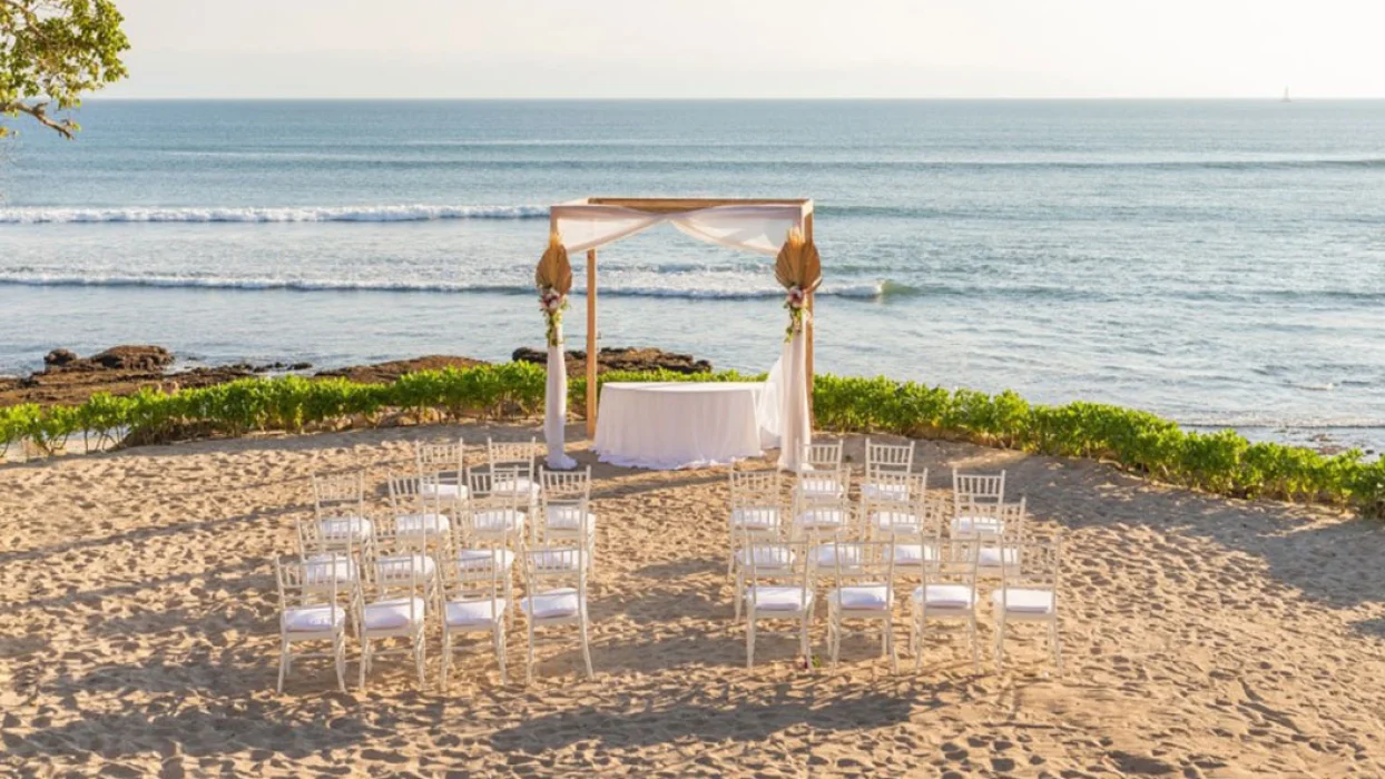 Wedding at Secrets Bahia Mita Resort.
