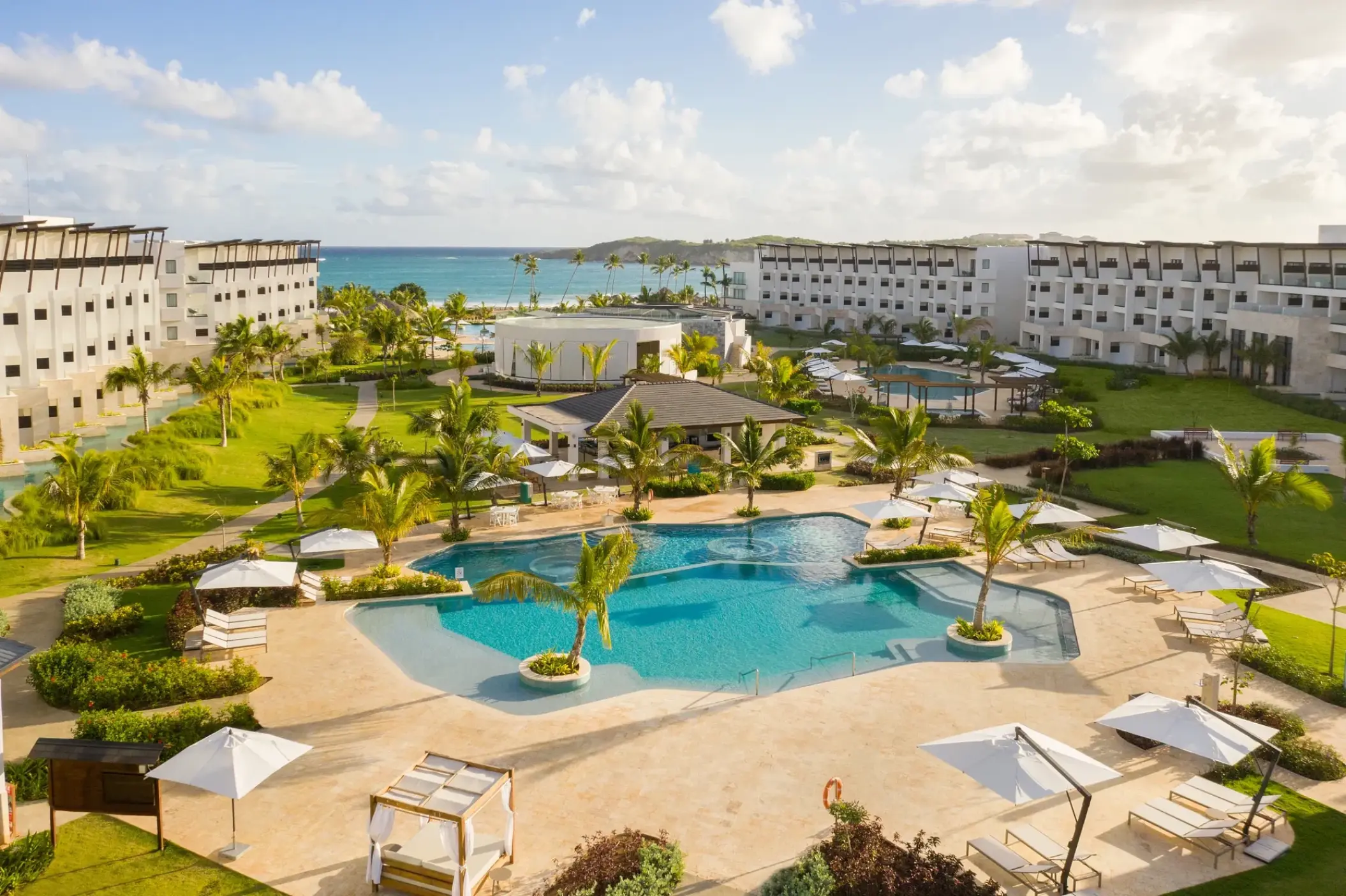 Relax pool and grounds at Dreams Macao Beach, Punta Cana