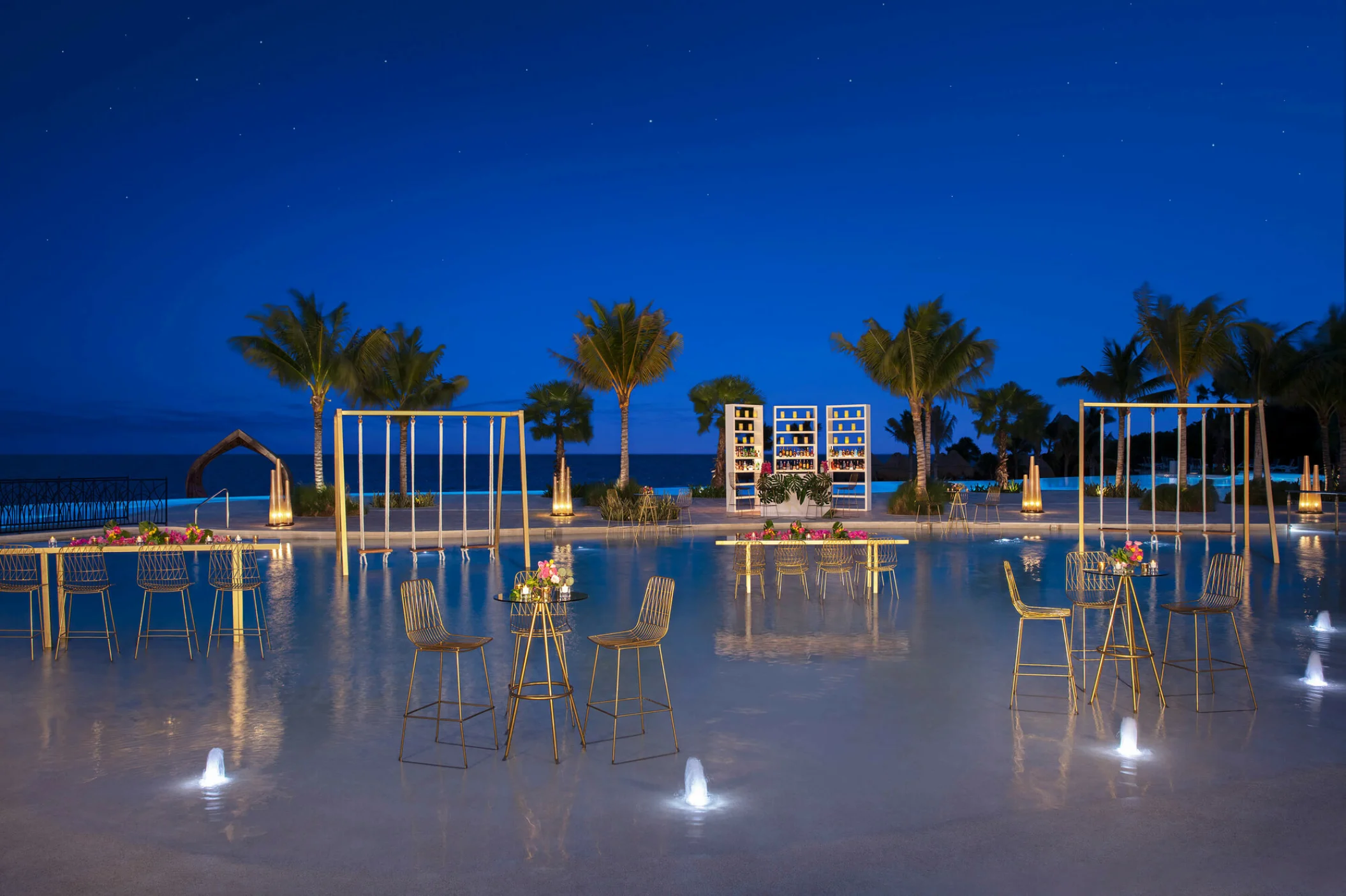 Dreams Natura Resort wedding reception