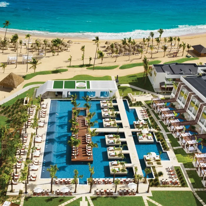aerial view of Adults only pool at Dreams Onyx Resort & Spa