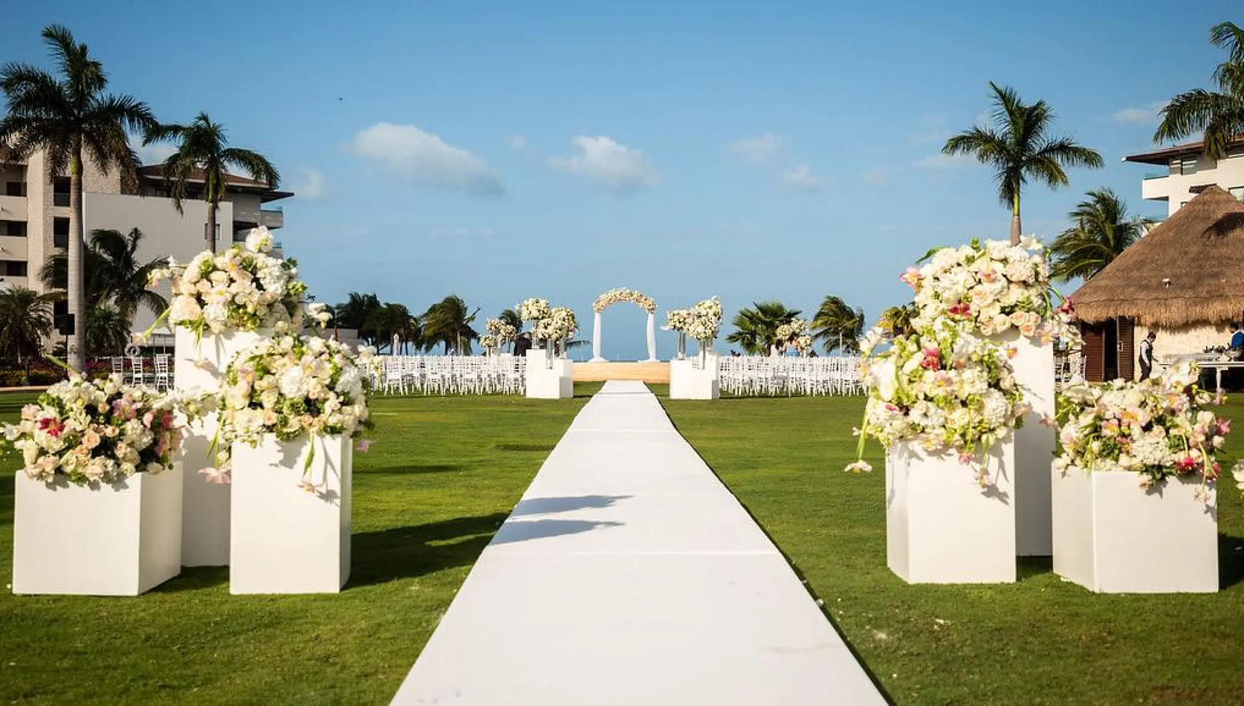 Dreams Playa Mujeres Golf and Spa Resort Platform in Central Garden