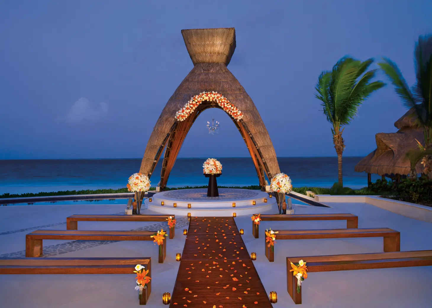 Gazebo venue at Dreams riviera cancun resort and spa