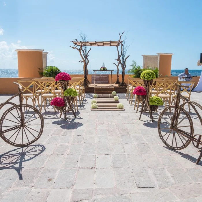 Beach Terrace venue at Dreams Sapphire Resort and Spa