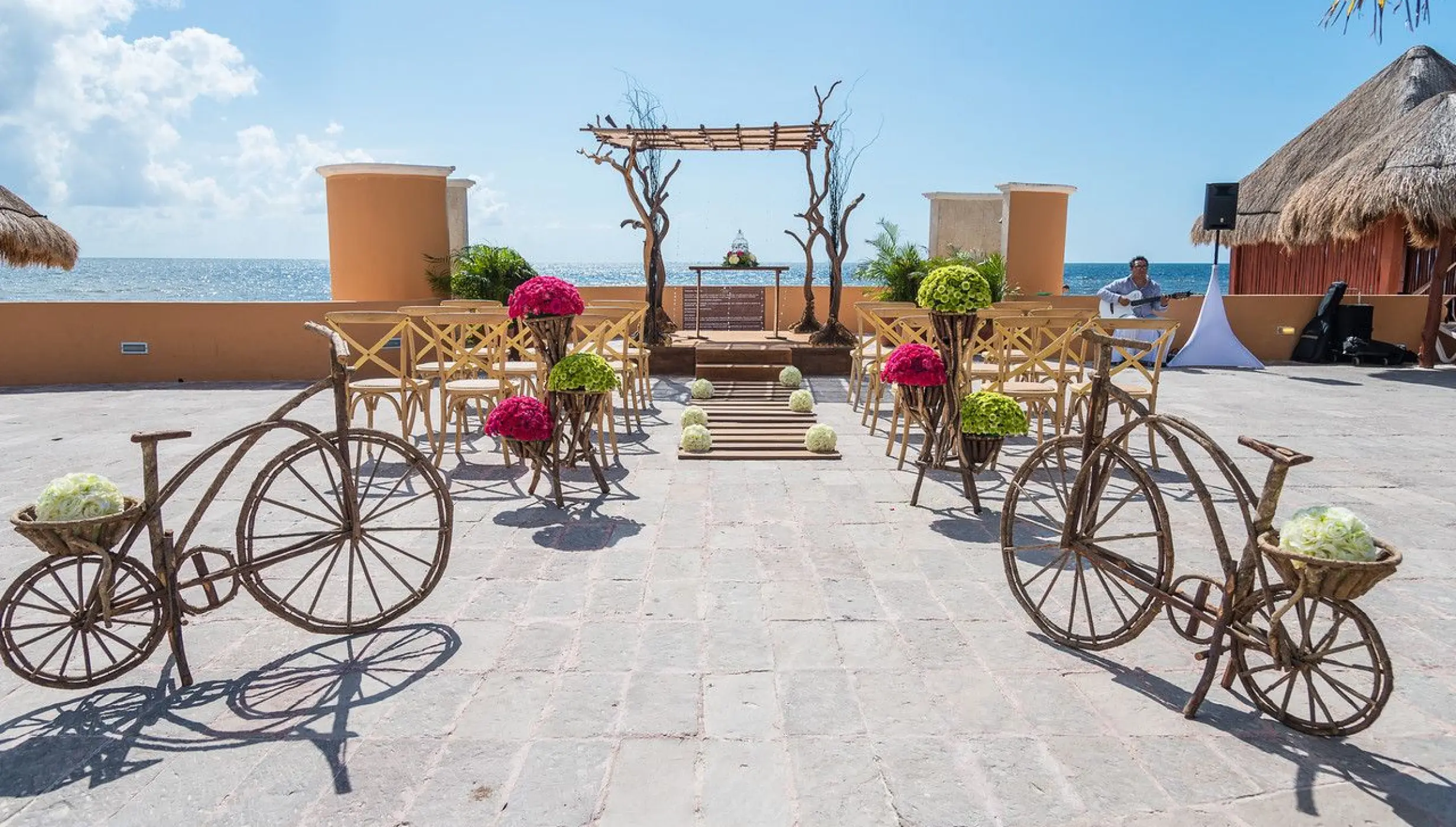 Beach Terrace venue at Dreams Sapphire Resort and Spa