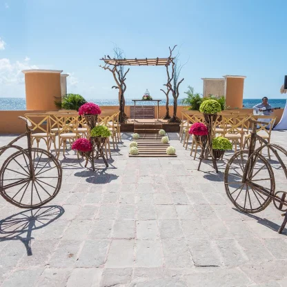 Beach Terrace venue at Dreams Sapphire Resort and Spa