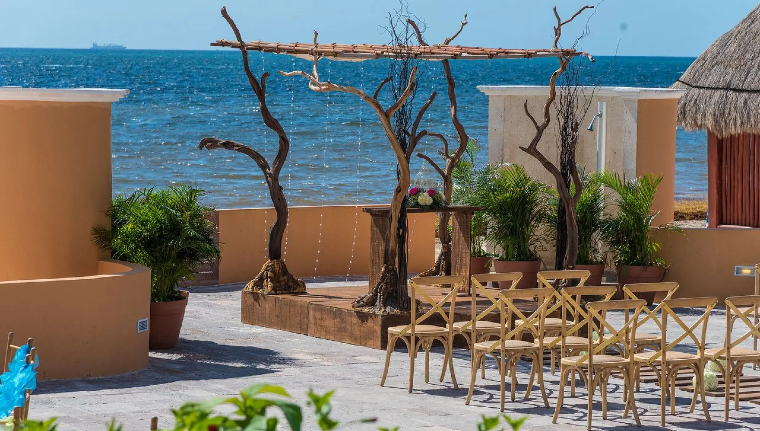 Beach Terrace venue at Dreams Sapphire Resort and Spa