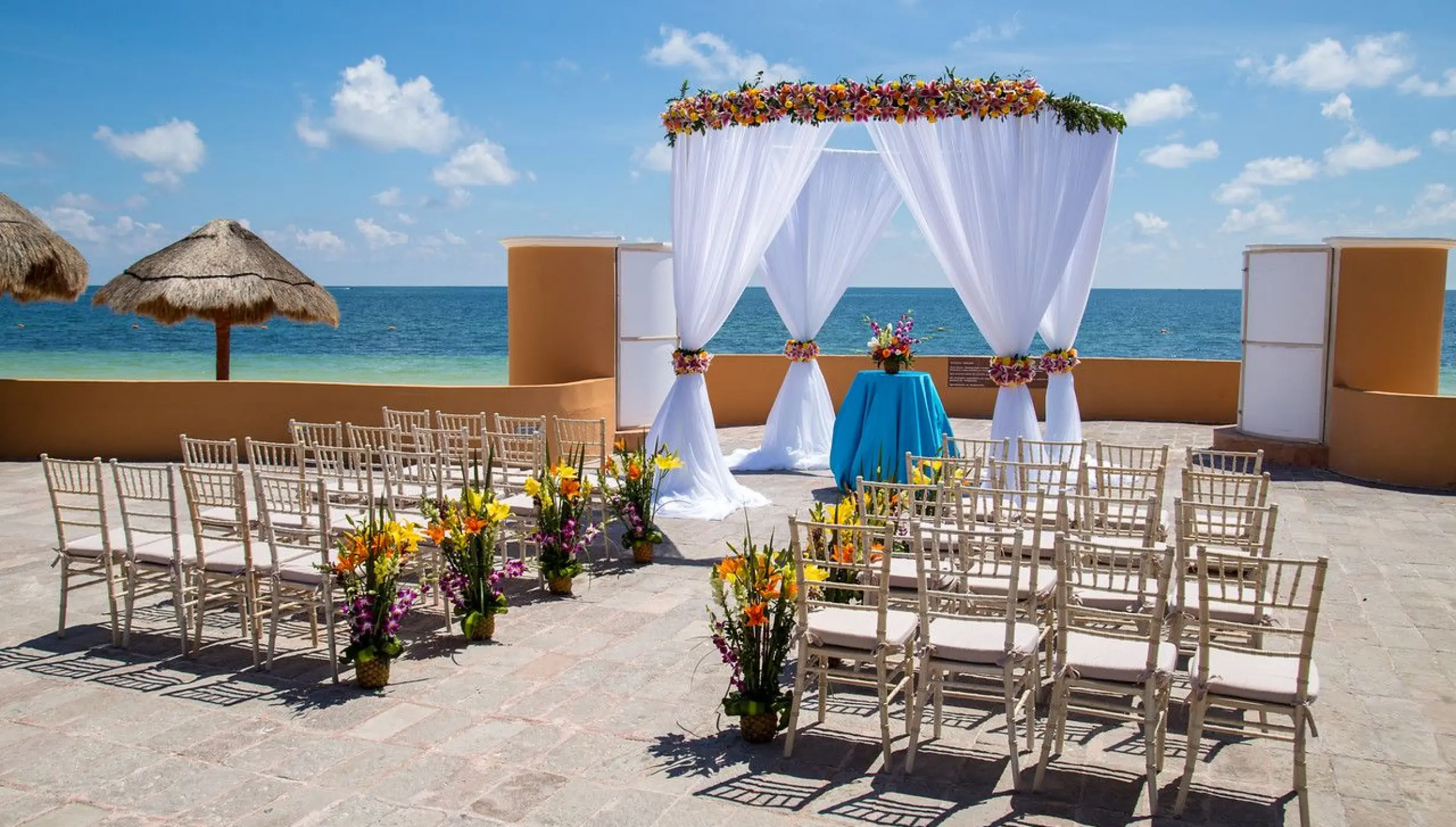 Beach Terrace venue at Dreams Sapphire Resort and Spa