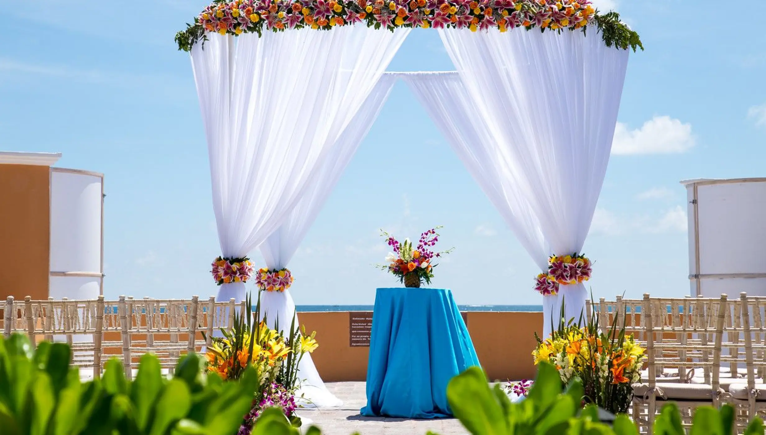 Beach Terrace venue at Dreams Sapphire Resort and Spa
