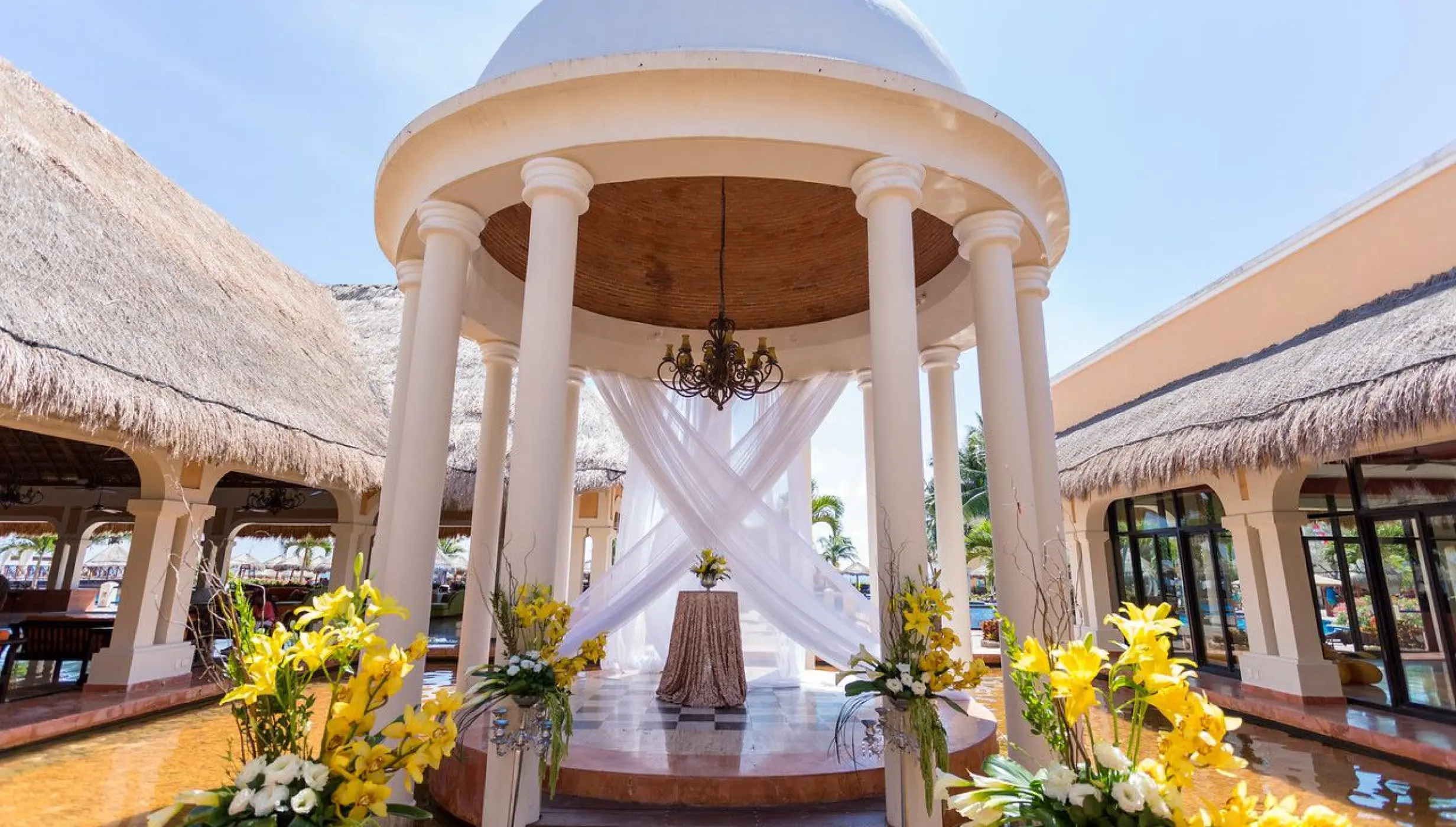 Wedding Gazebo Venue at Dreams Sapphire Resort and Spa