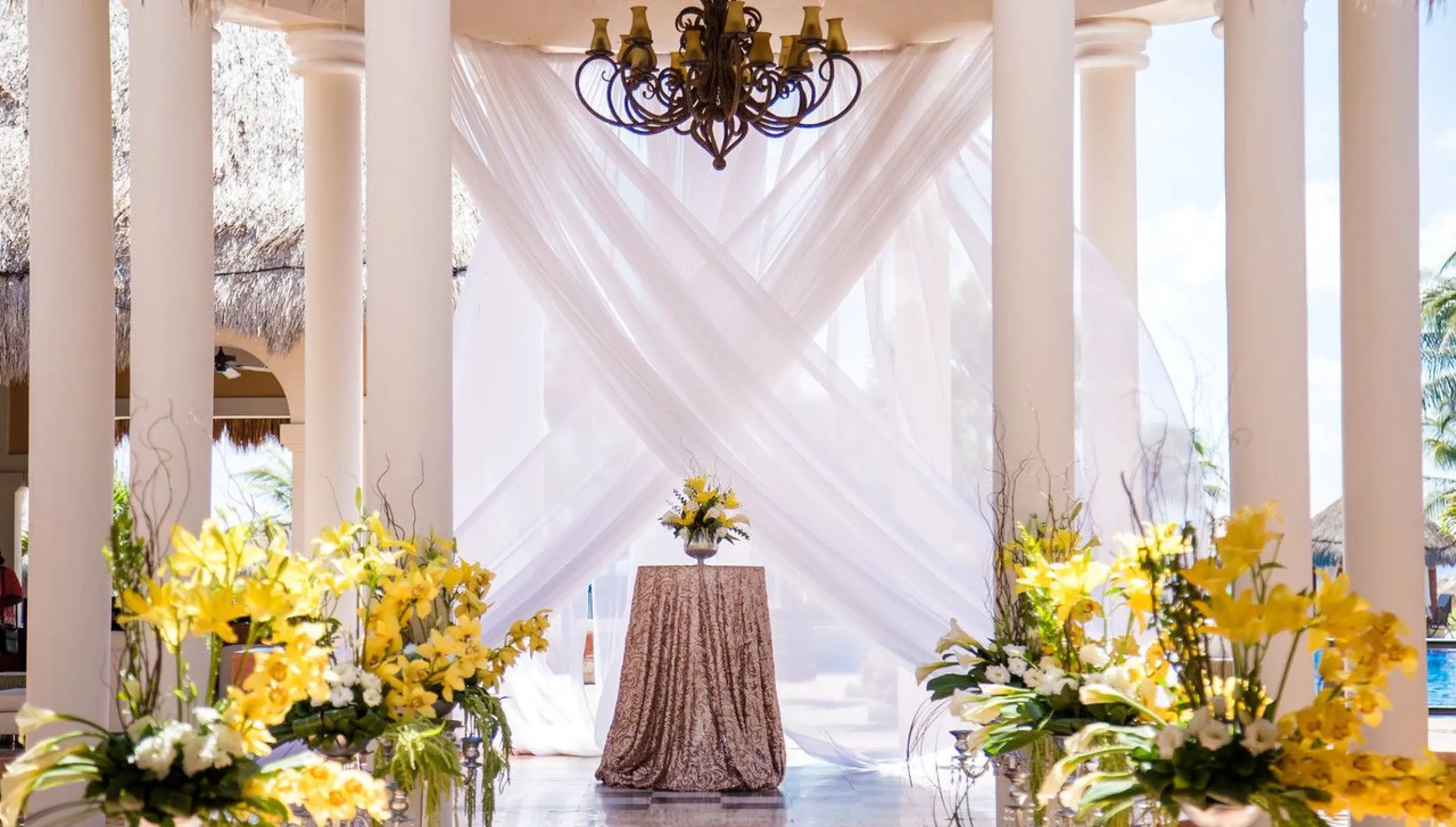Wedding Gazebo Venue at Dreams Sapphire Resort and Spa