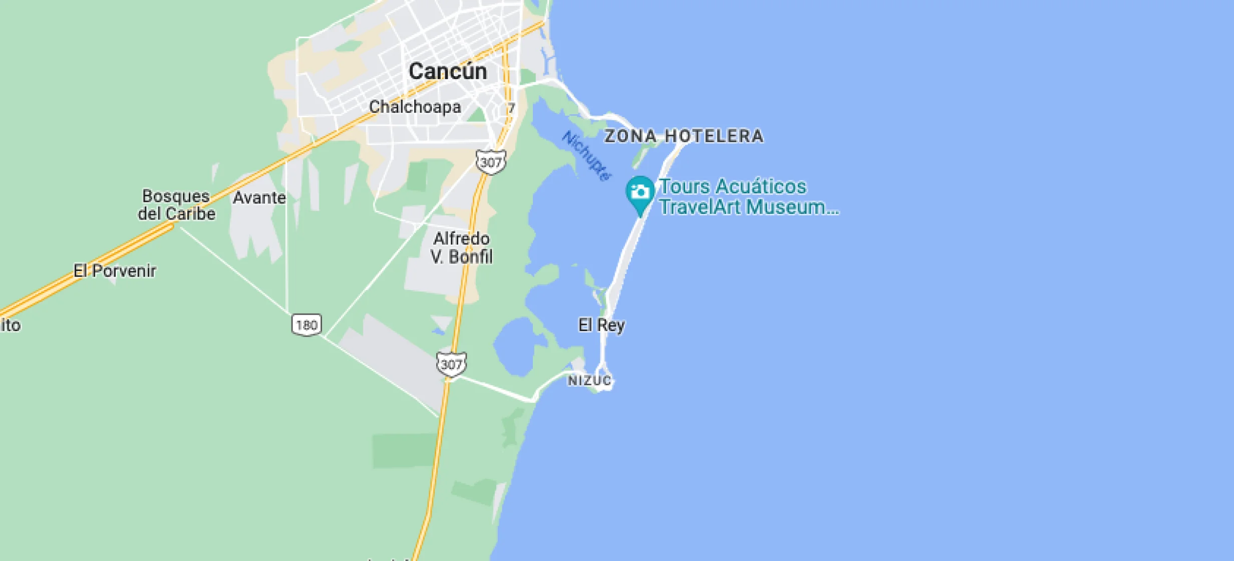 Google maps of Dreams Sapphire