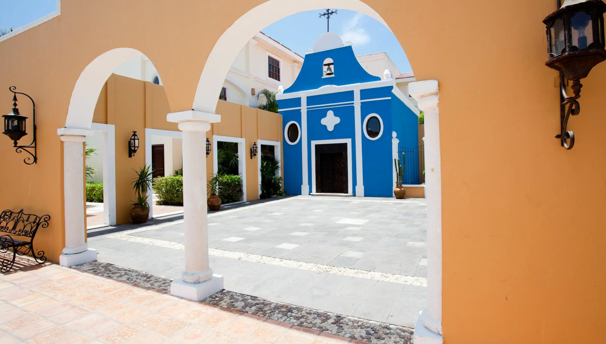 Mexican Plaza Venue at Dreams Tulum Resort and Spa