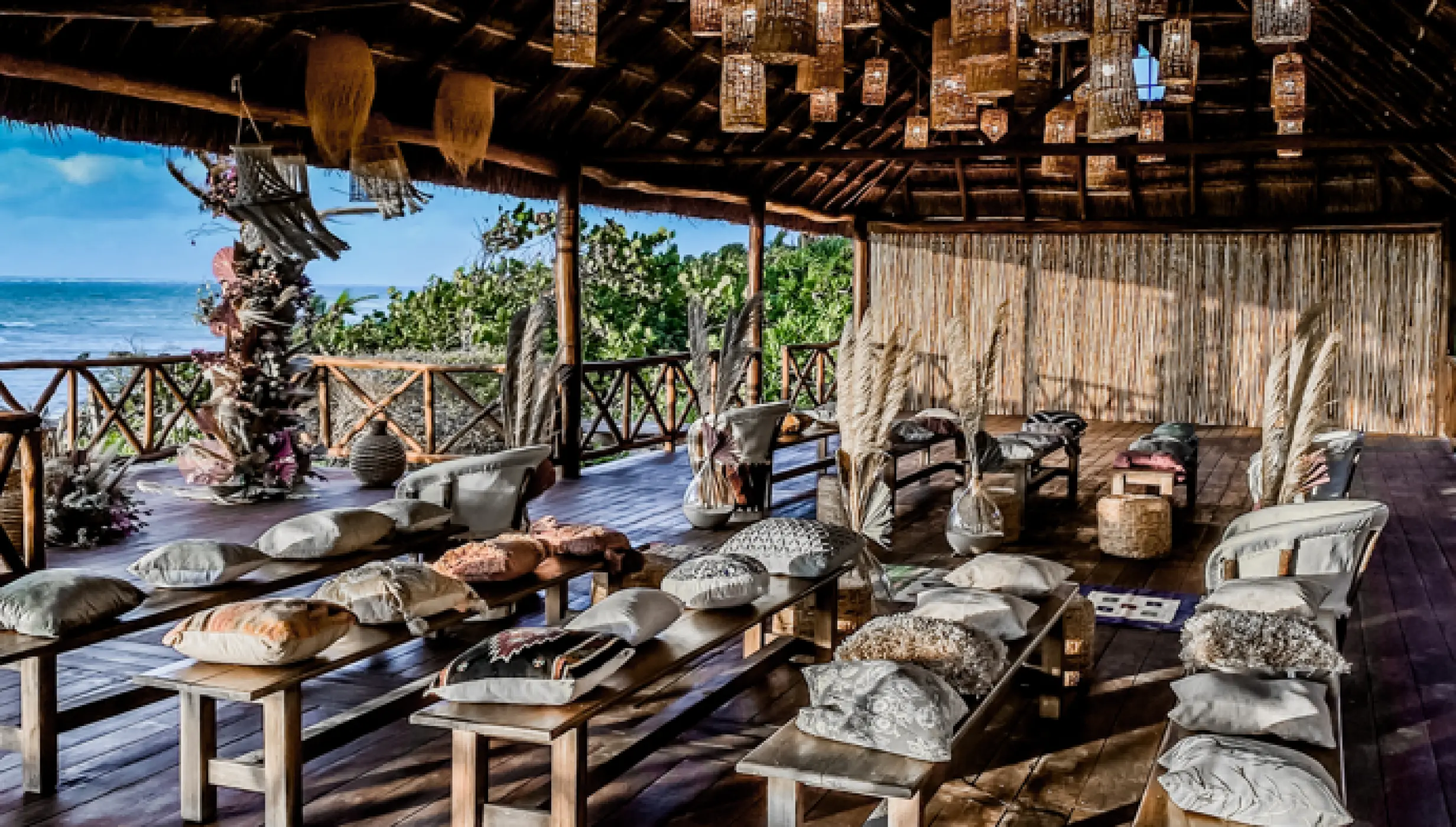 Ceremony in Tulum Beach Palapa Venue at Dreams Tulum Resort and Spa