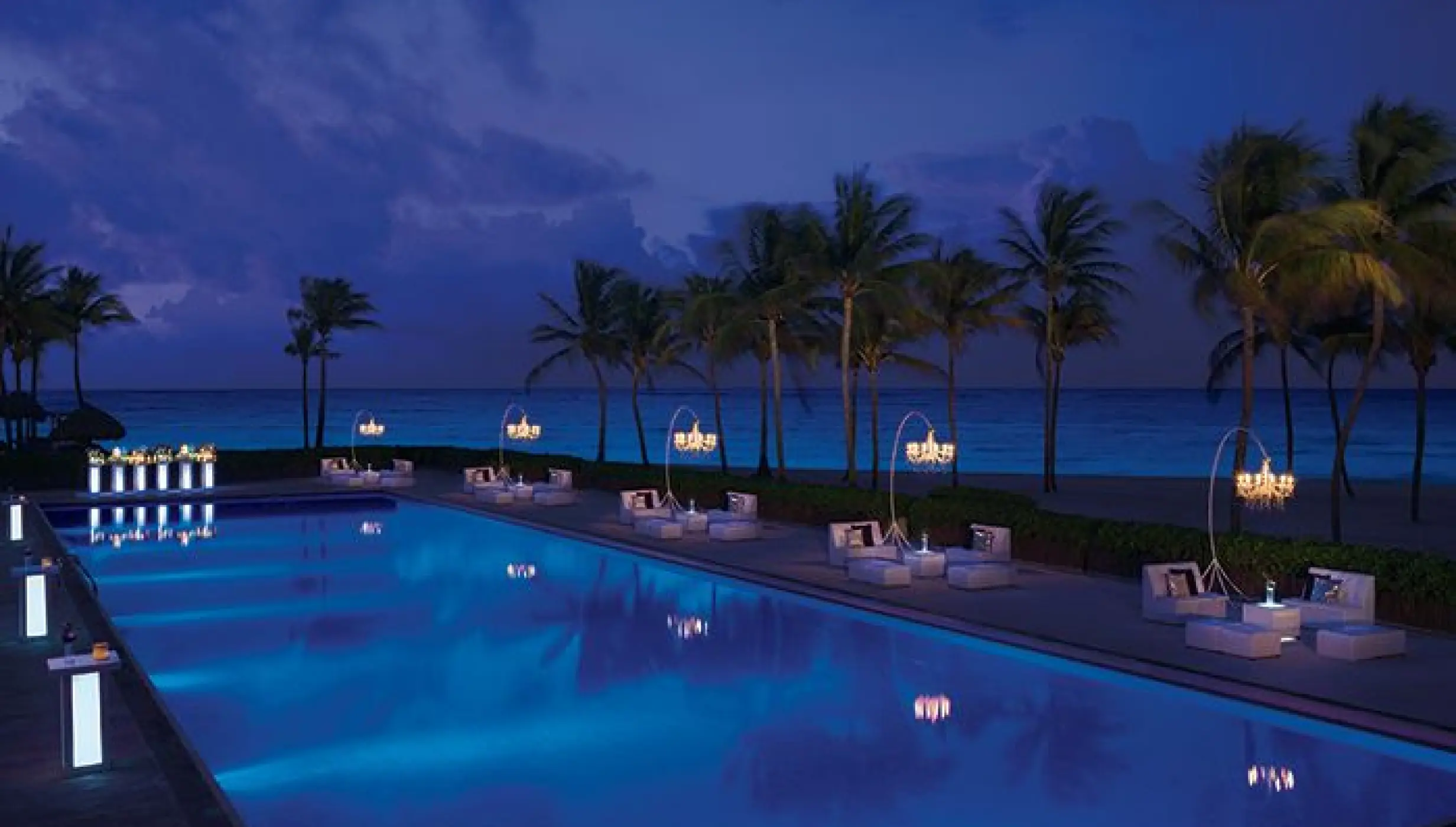 Relaxation Pool Terrace at Dreams tulum resort and spa