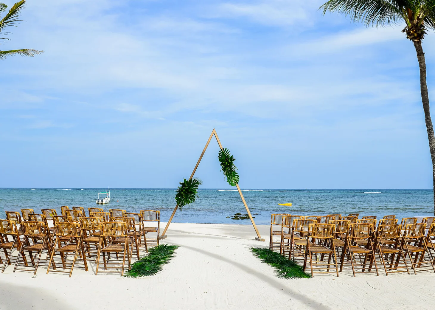 Dreams Tulum Resort simple beach wedding venue