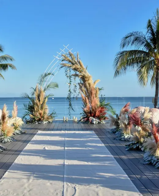 Symbolic ceremony in Sunset Rooftop at Dreams Tulum Resort and Spa