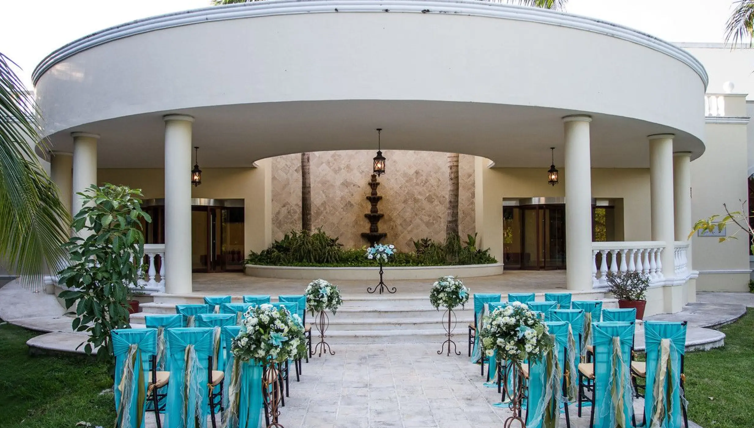 Ceremony in  in Terrace of the Convention Center at Dream tulum resort and spa