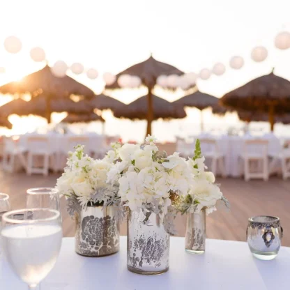 Dinner reception on the deck dreams at Dreams Vallarta Bay resort and spa
