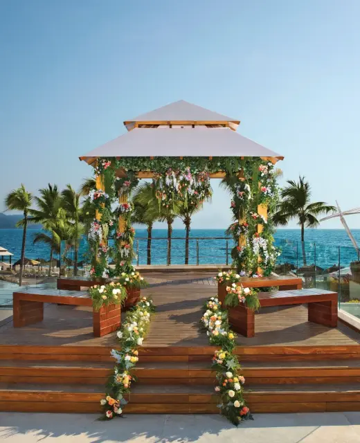 Gazebo vista terrace at Dreams Vallarta Bay Resort and Spa