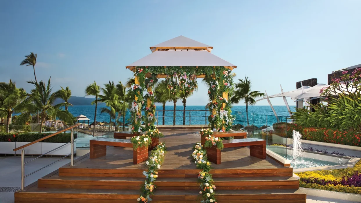 Gazebo vista terrace at Dreams Vallarta Bay Resort and Spa