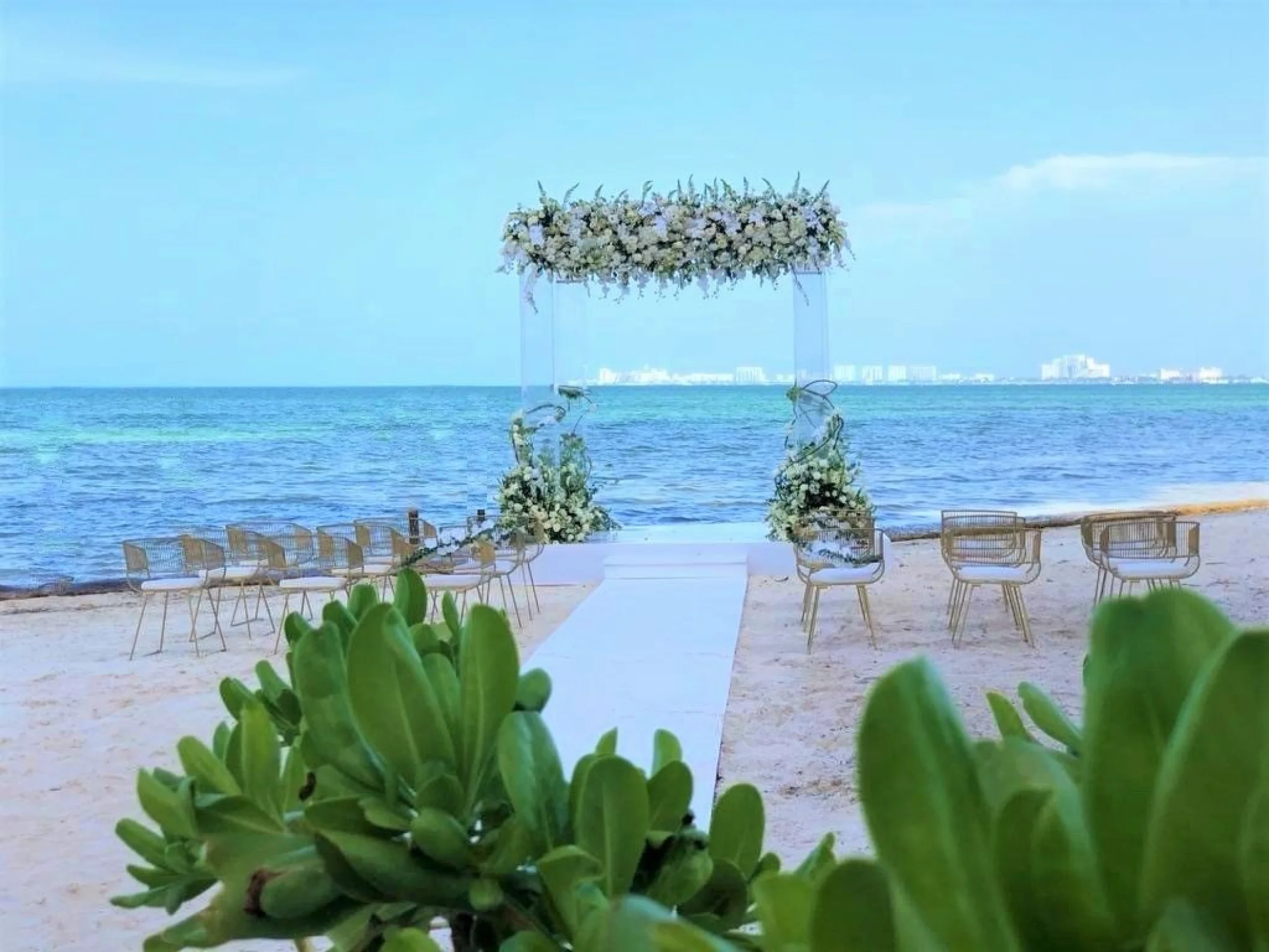 Dreams Vista Beach venue at Dreams Vista Cancun Golf and Spa