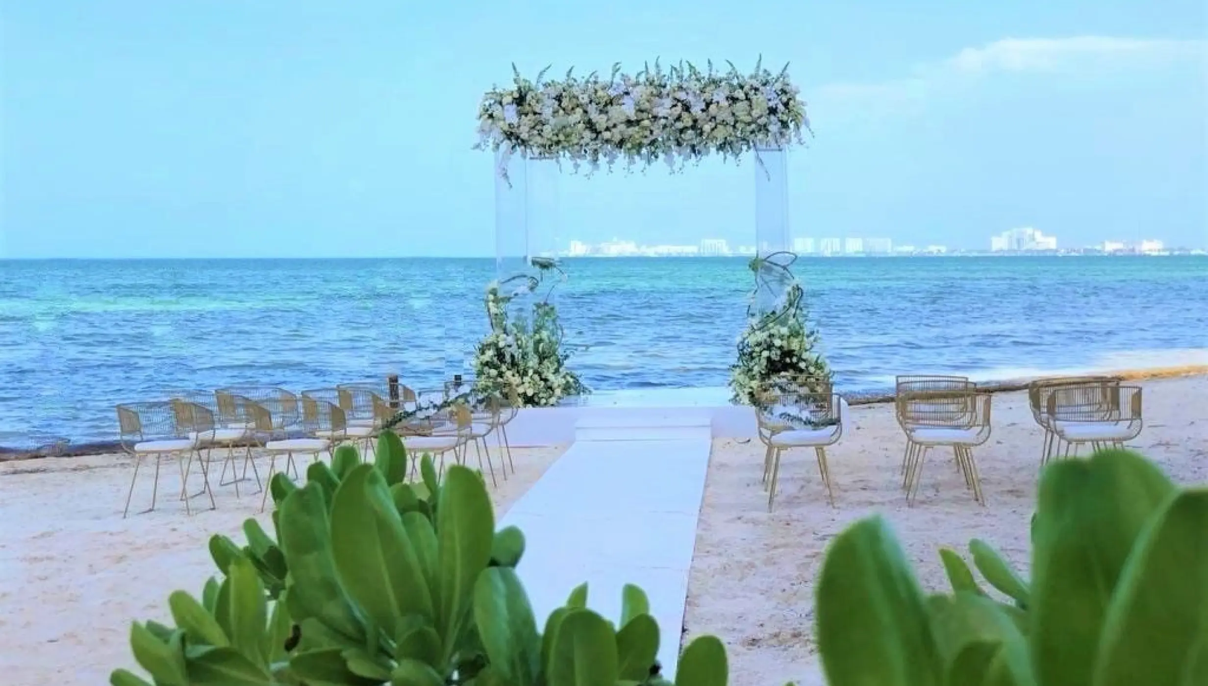 Dreams Vista Beach venue at Dreams Vista Cancun Golf and Spa