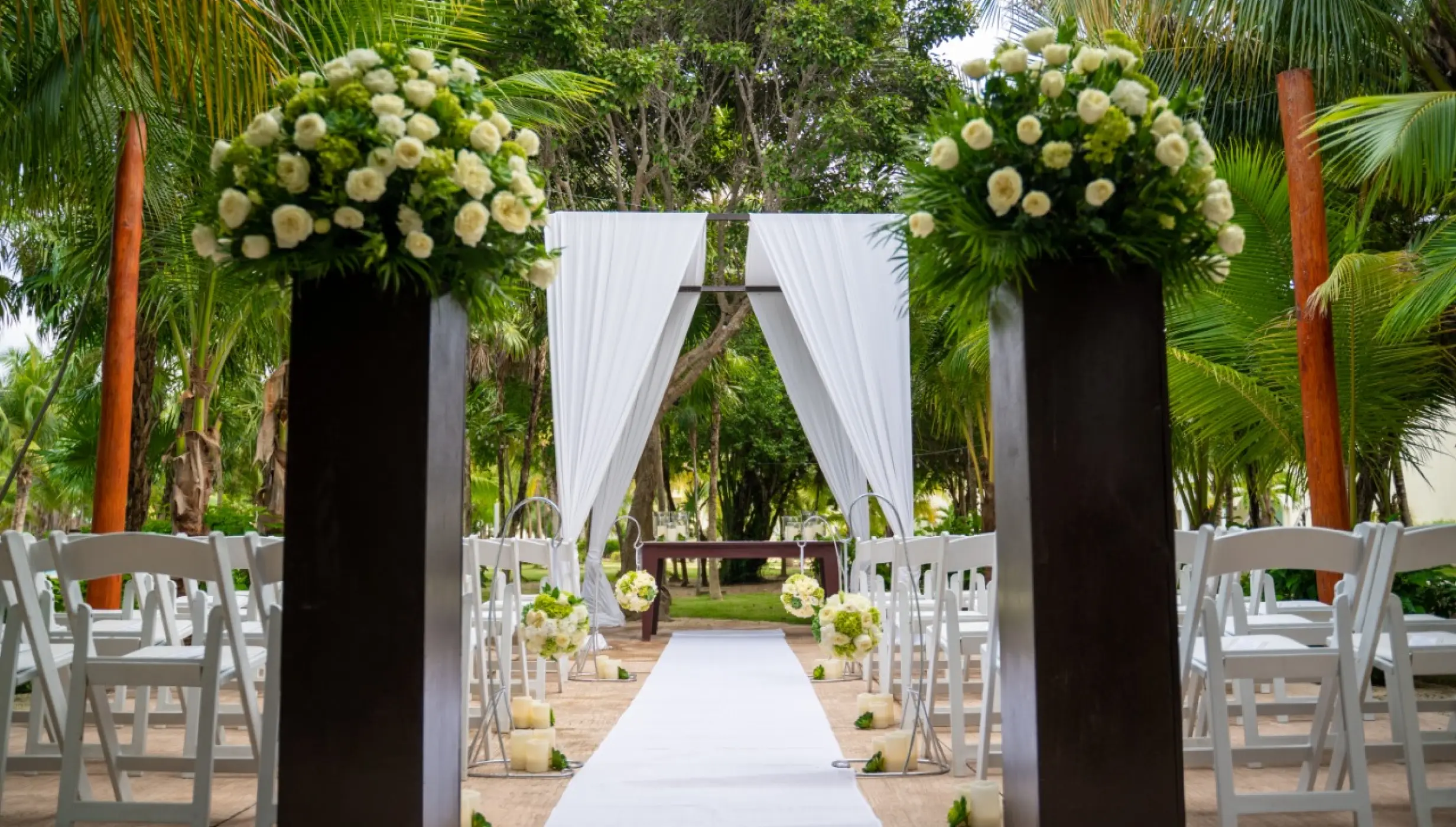 Enchanted Orchid garden venue at El dorado Resort
