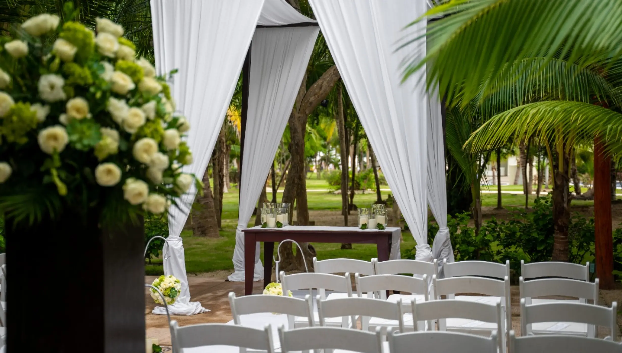 Enchanted Orchid garden venue at El dorado Resort
