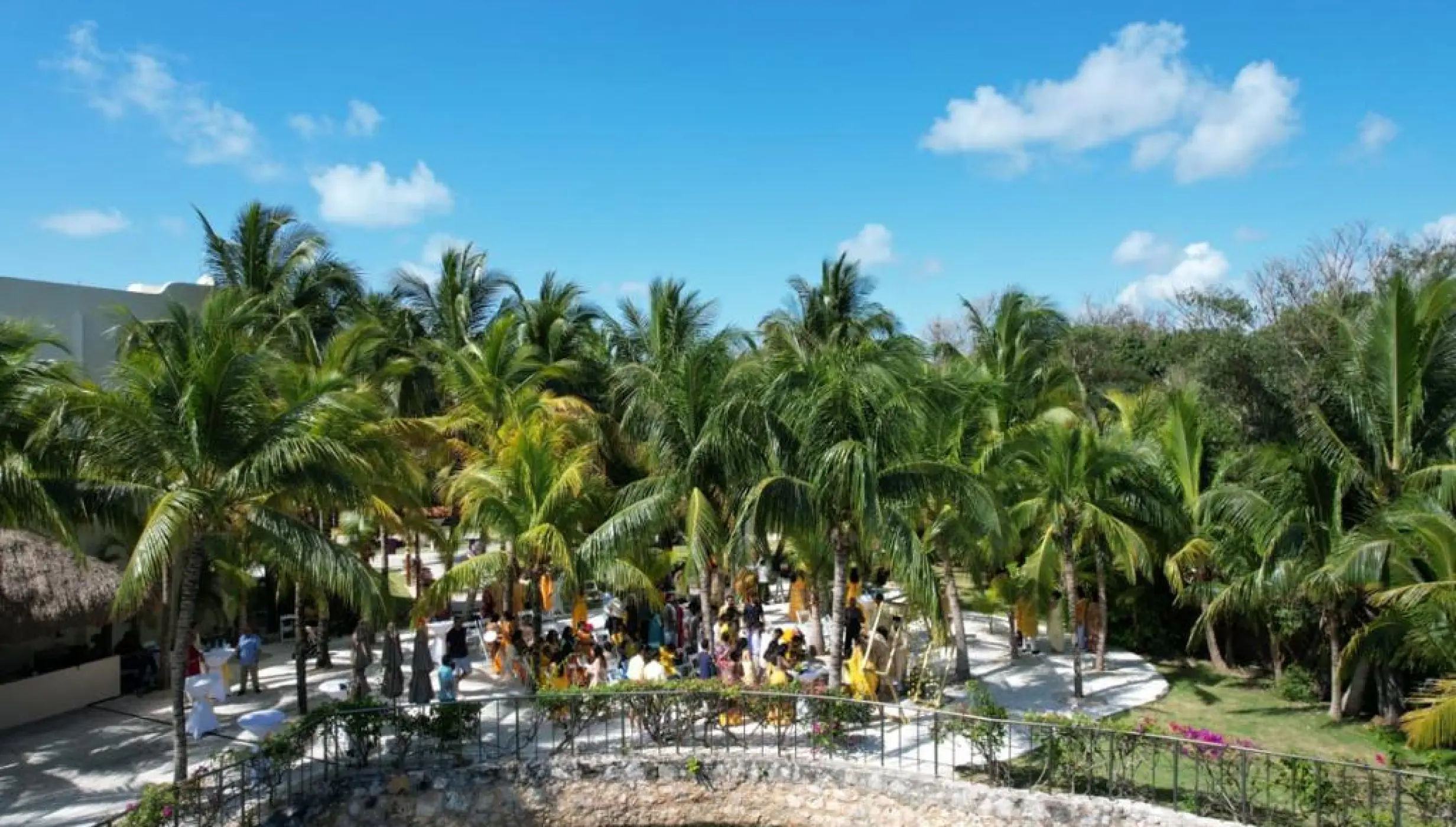Frida Garden Terrace venue at El dorado resort