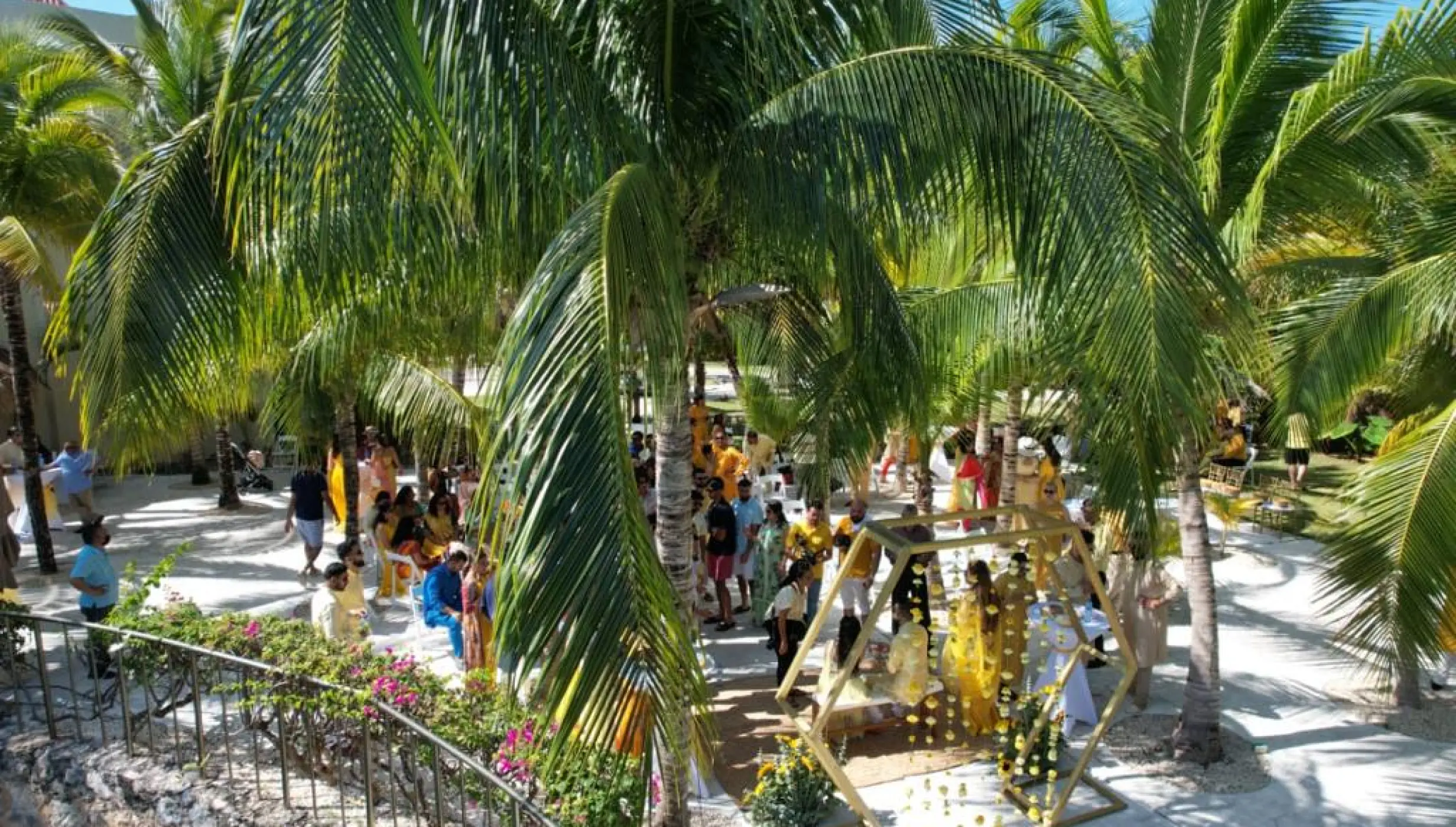 Frida Garden Terrace venue at El dorado resort