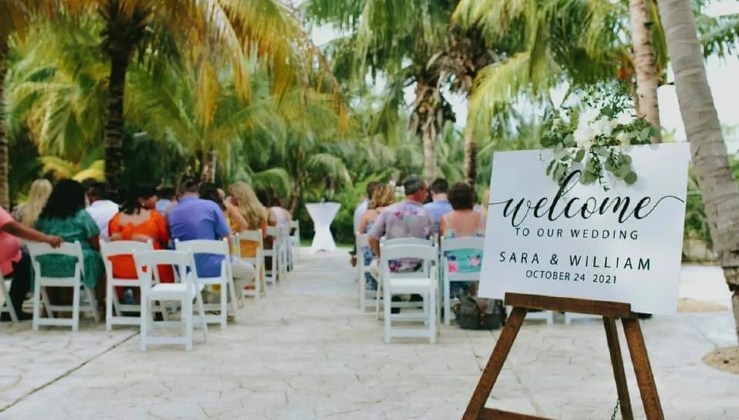 Frida Garden Terrace venue at El dorado resort