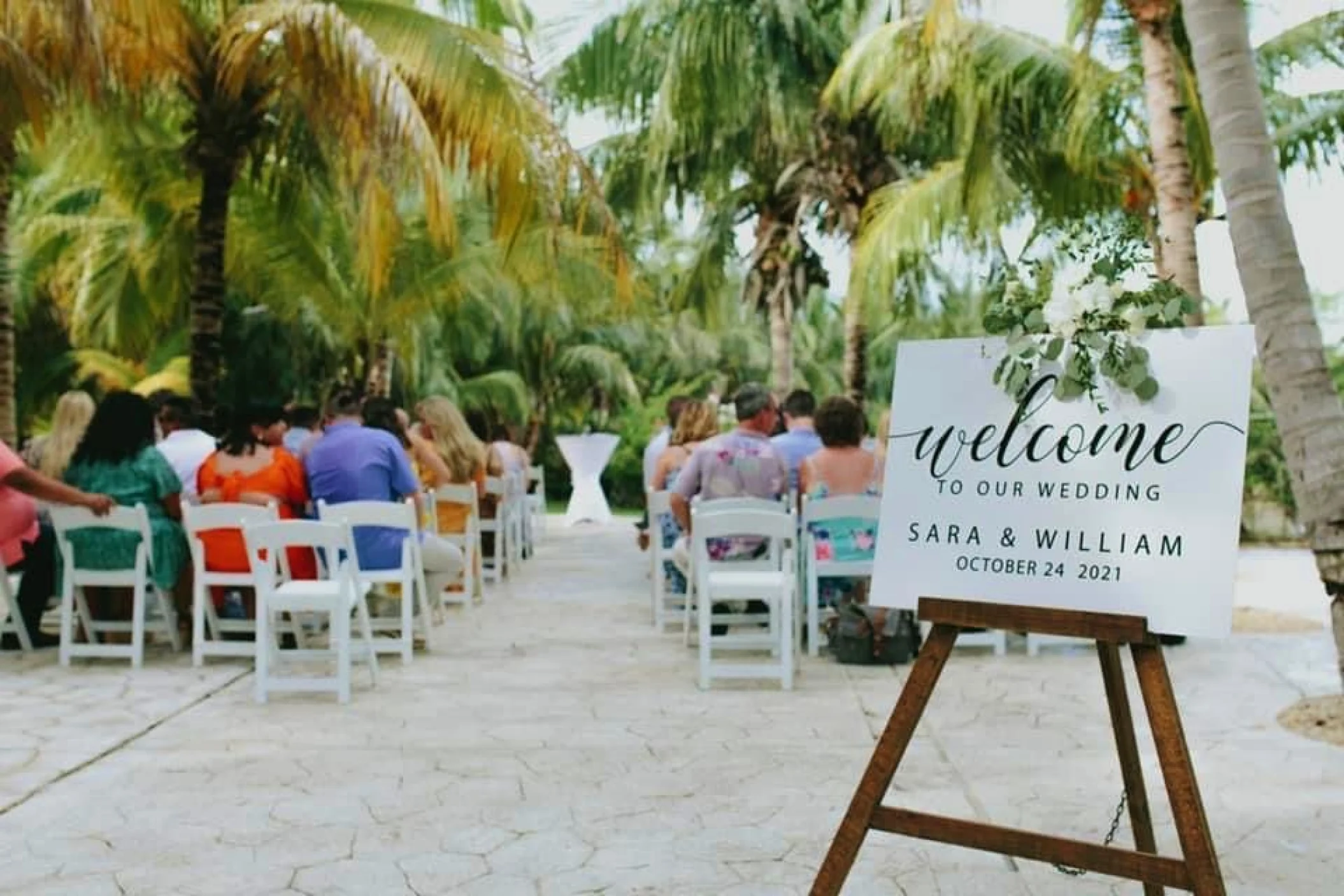 Frida Garden Terrace venue at El dorado resort