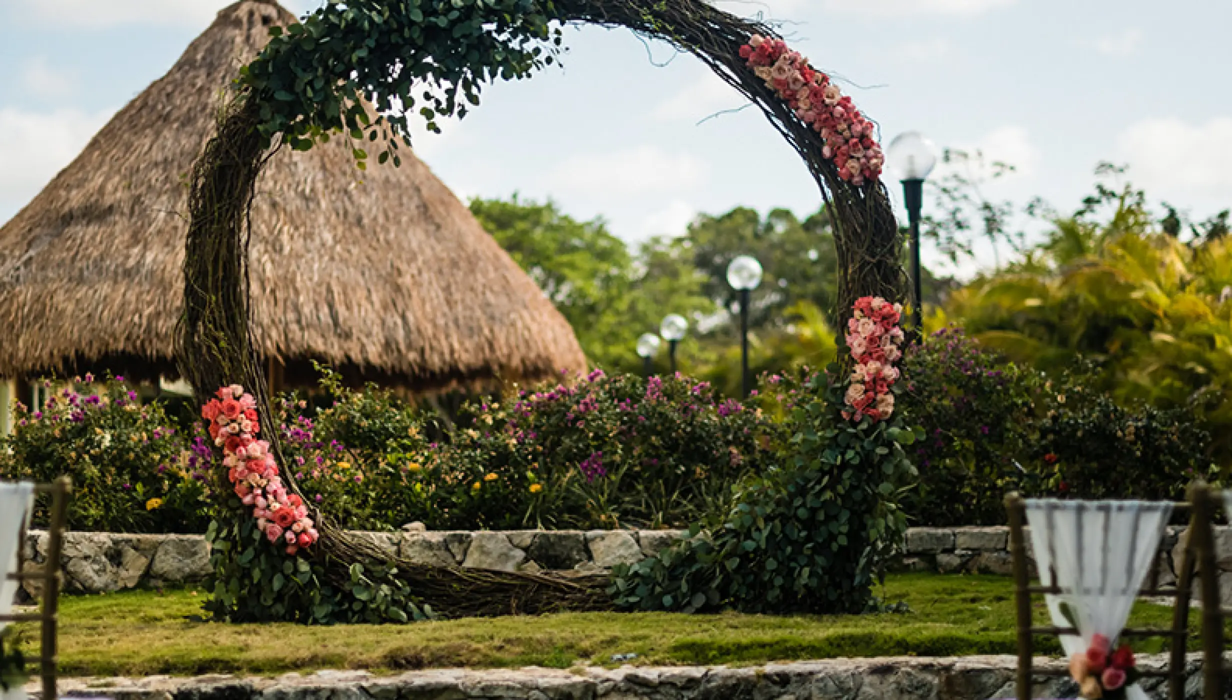Grand Ballroom Garden venue at El dorado resort