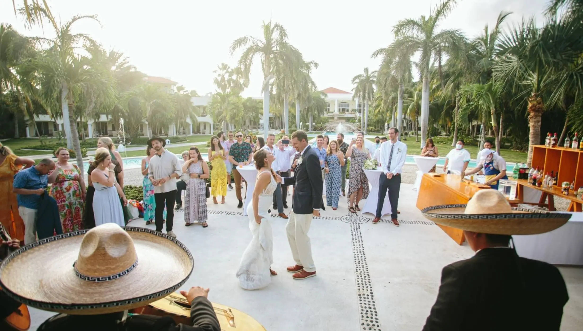 Mexican style wedding in La Glorieta Venue at El Dorado Resort
