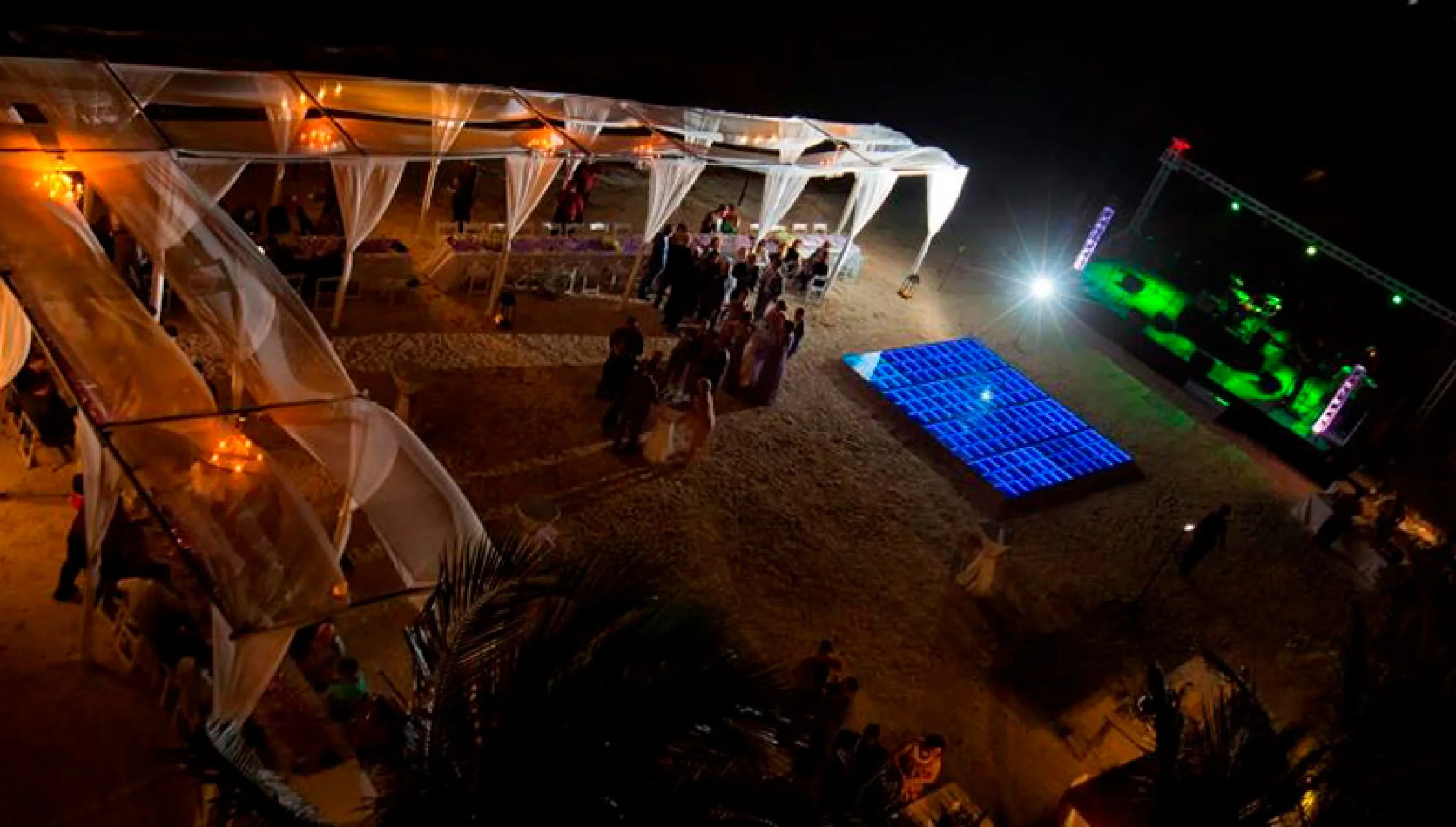 Beach area Lima limon venue at El Dorado Maroma