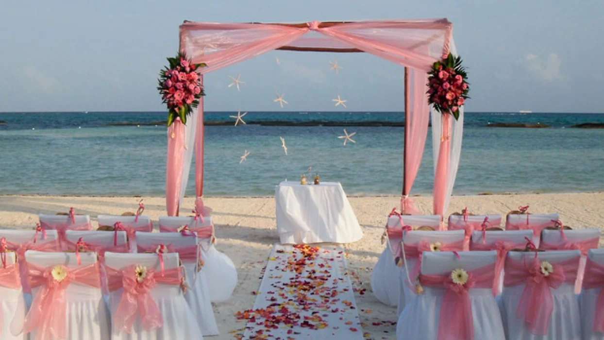 Ceremony in Chapel Gazebo venue at El dorado Maroma