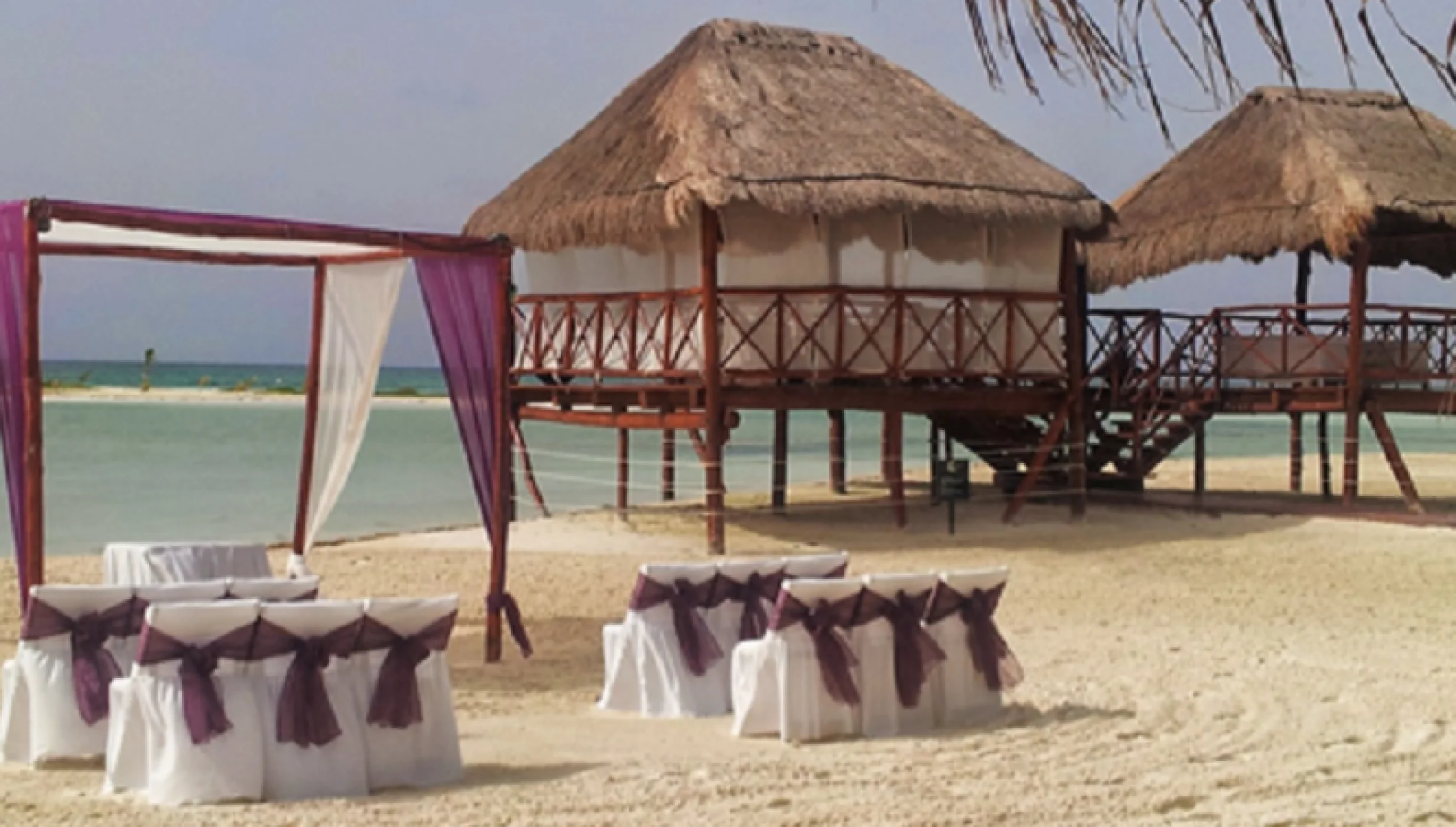 Ceremony in Chapel Gazebo venue at El dorado Maroma