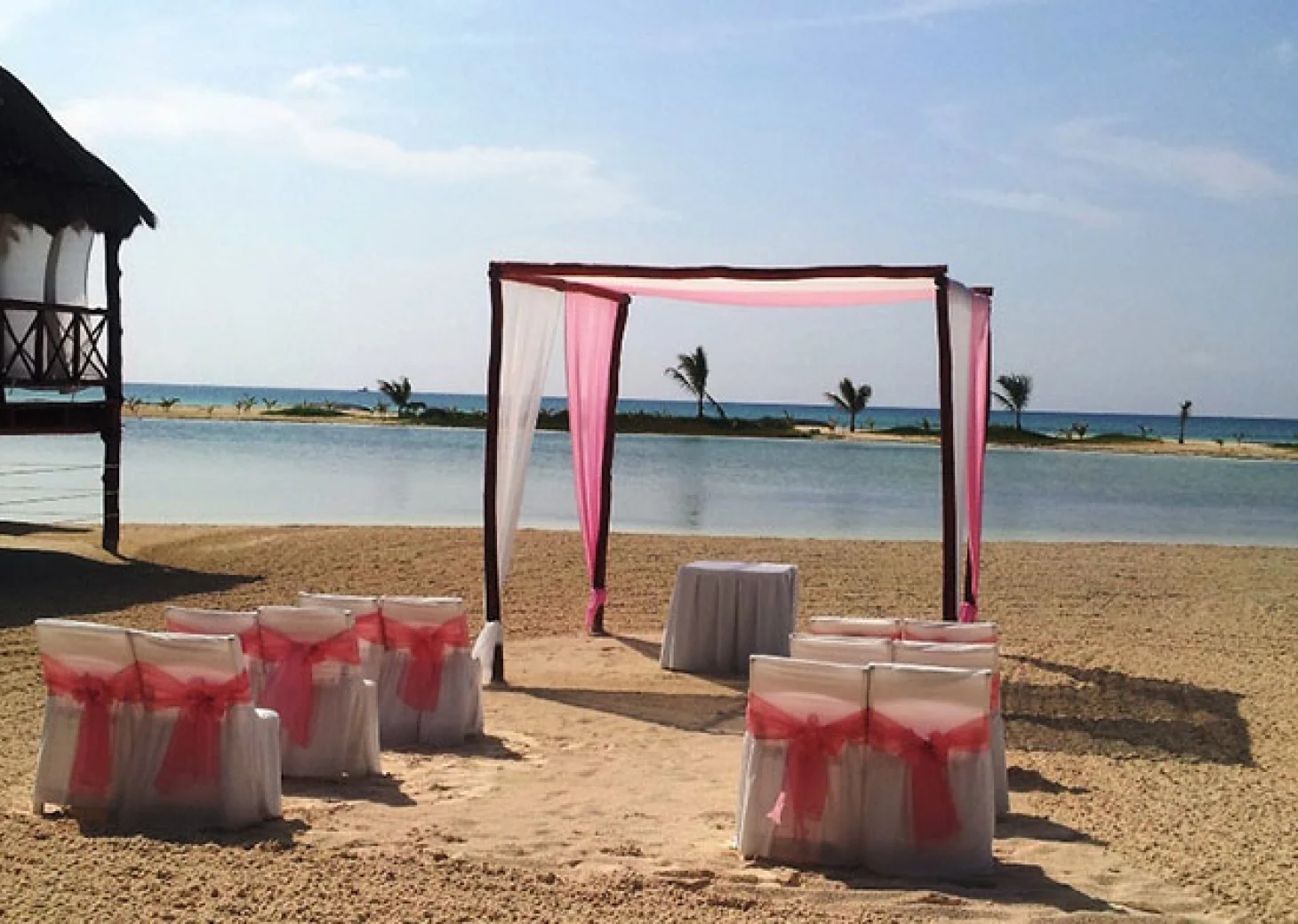 Ceremony in Gazebo 24 venue at El dorado maroma