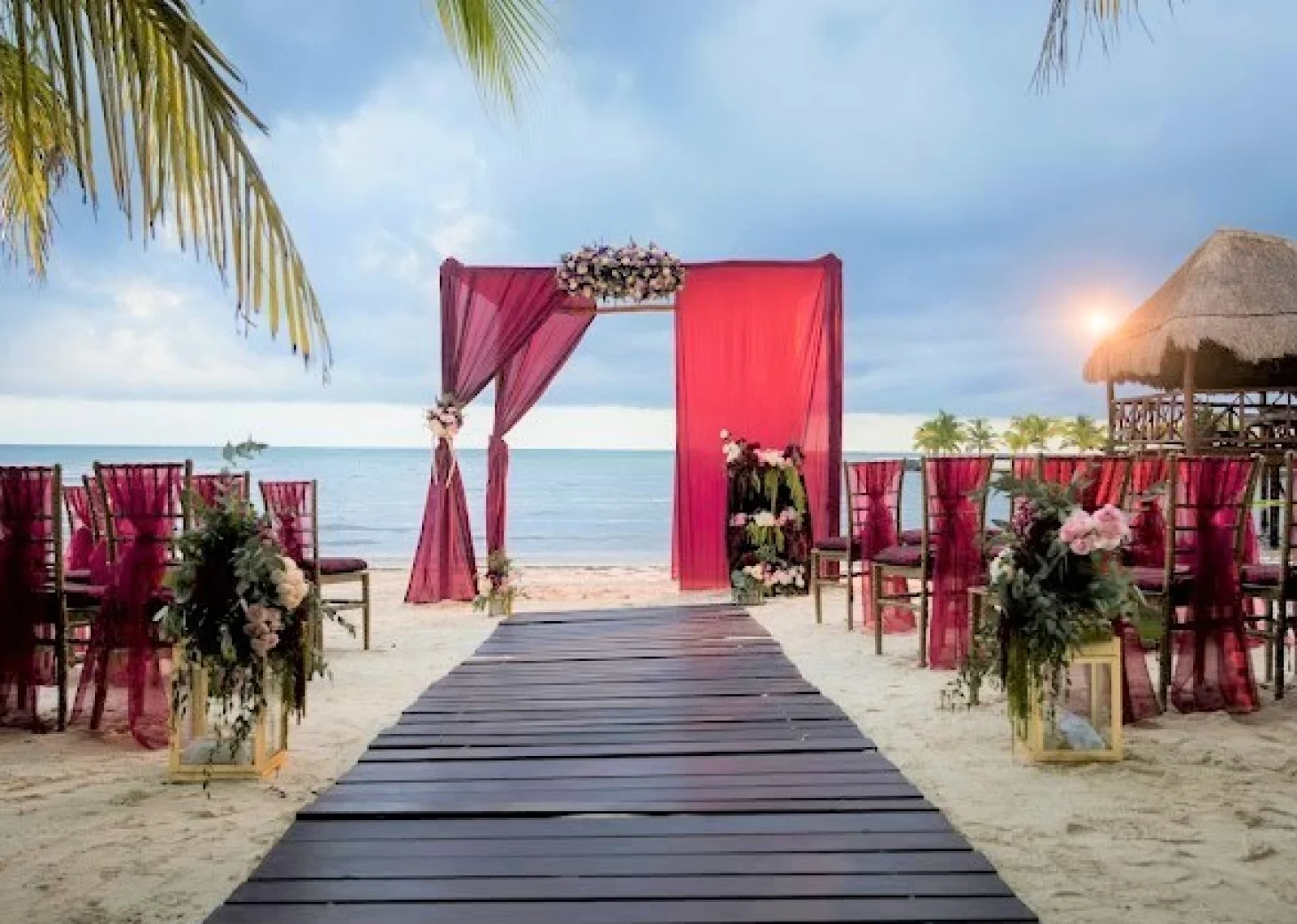 ceremony in Gazebo 24 venue at El dorado maroma