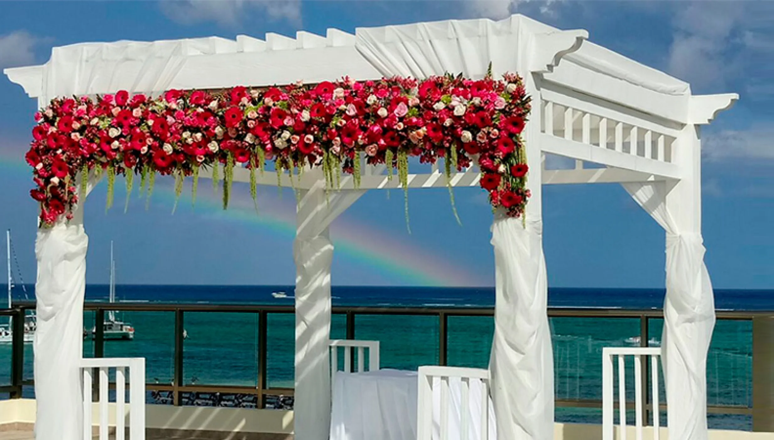 Sky deck lima limon venue at El Dorado Maroma