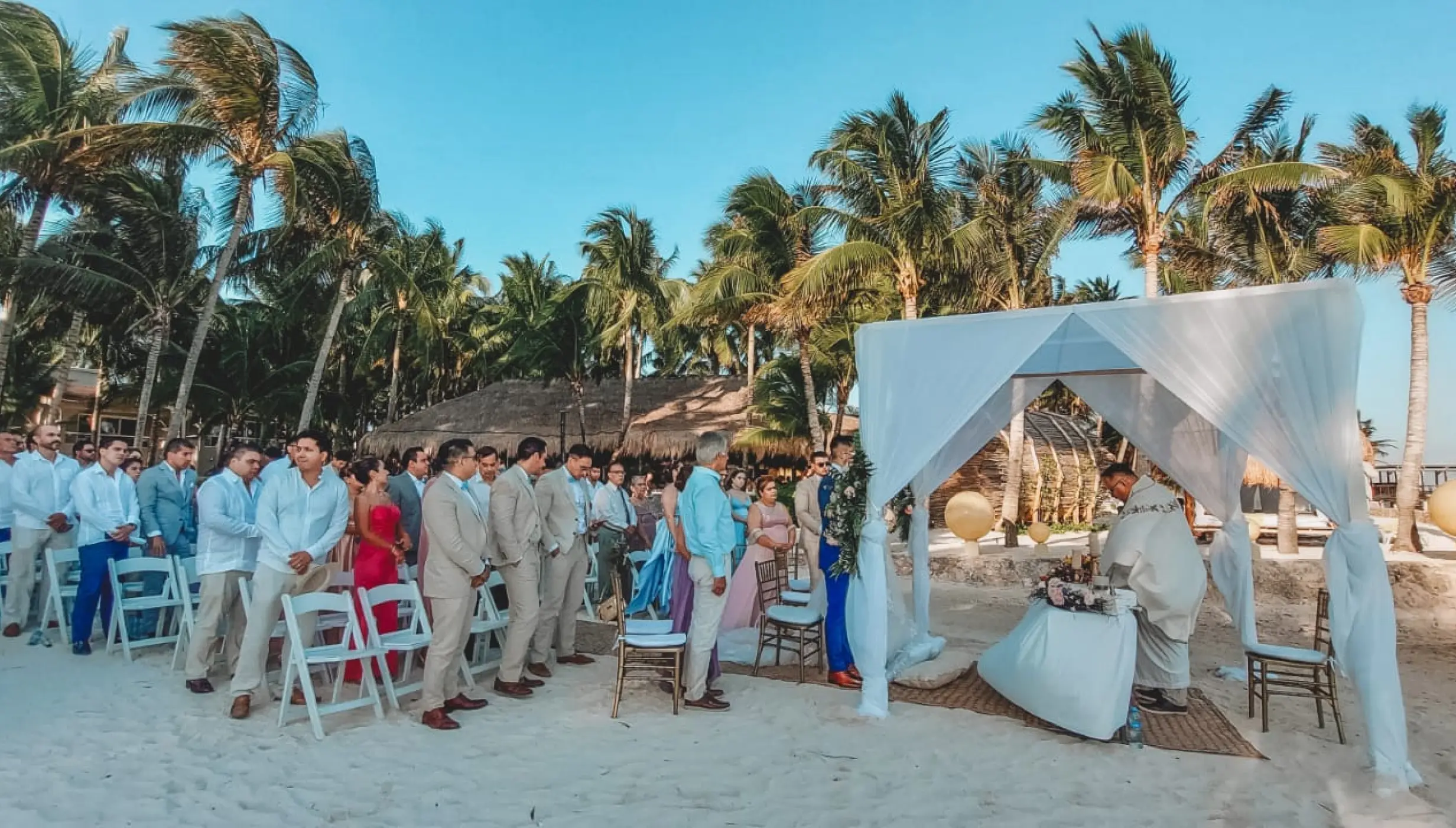 El dorado seaside suites Beach area at palms section venue
