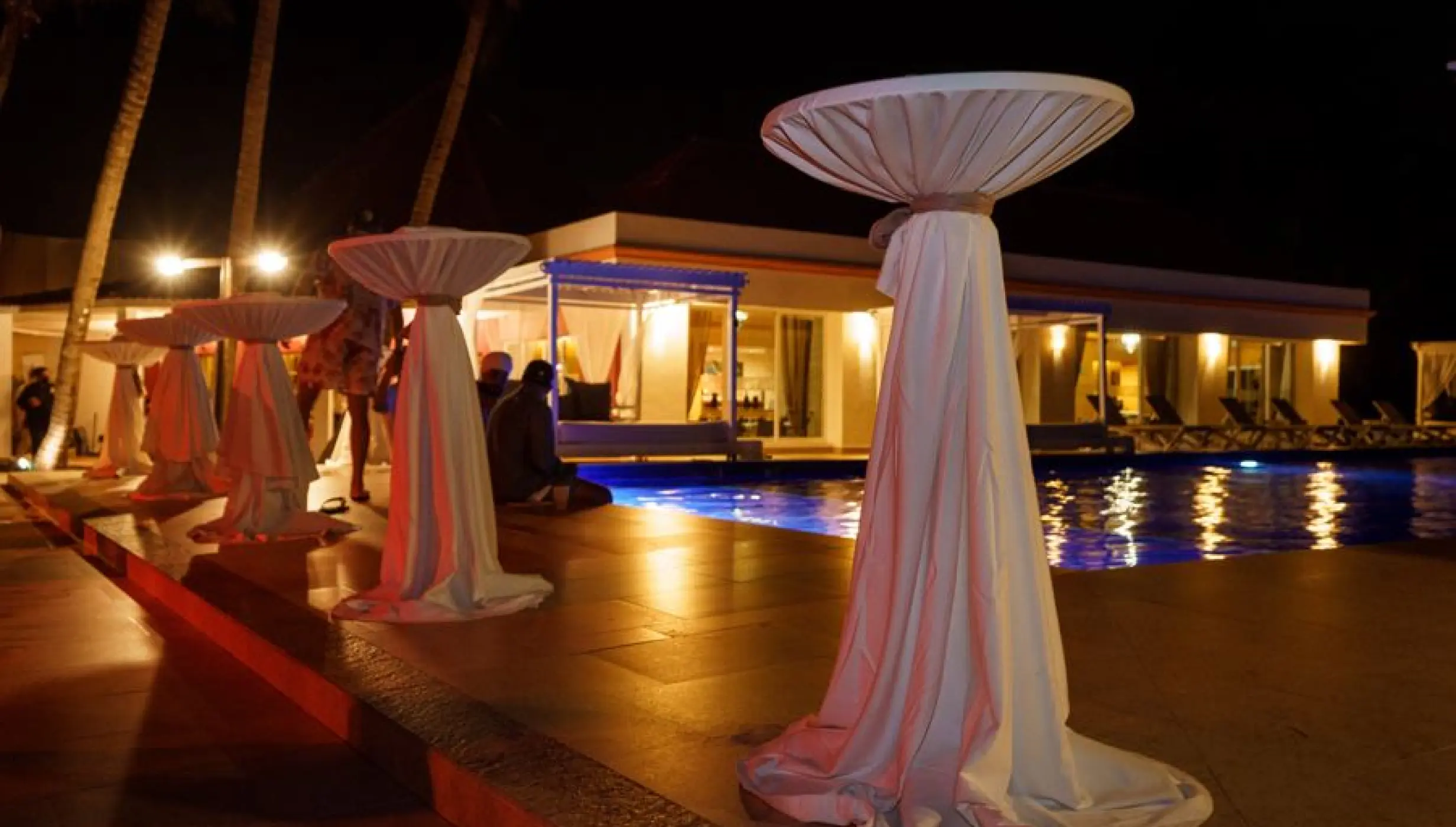 Cotorros Pool Party venue at El dorado seaside suites