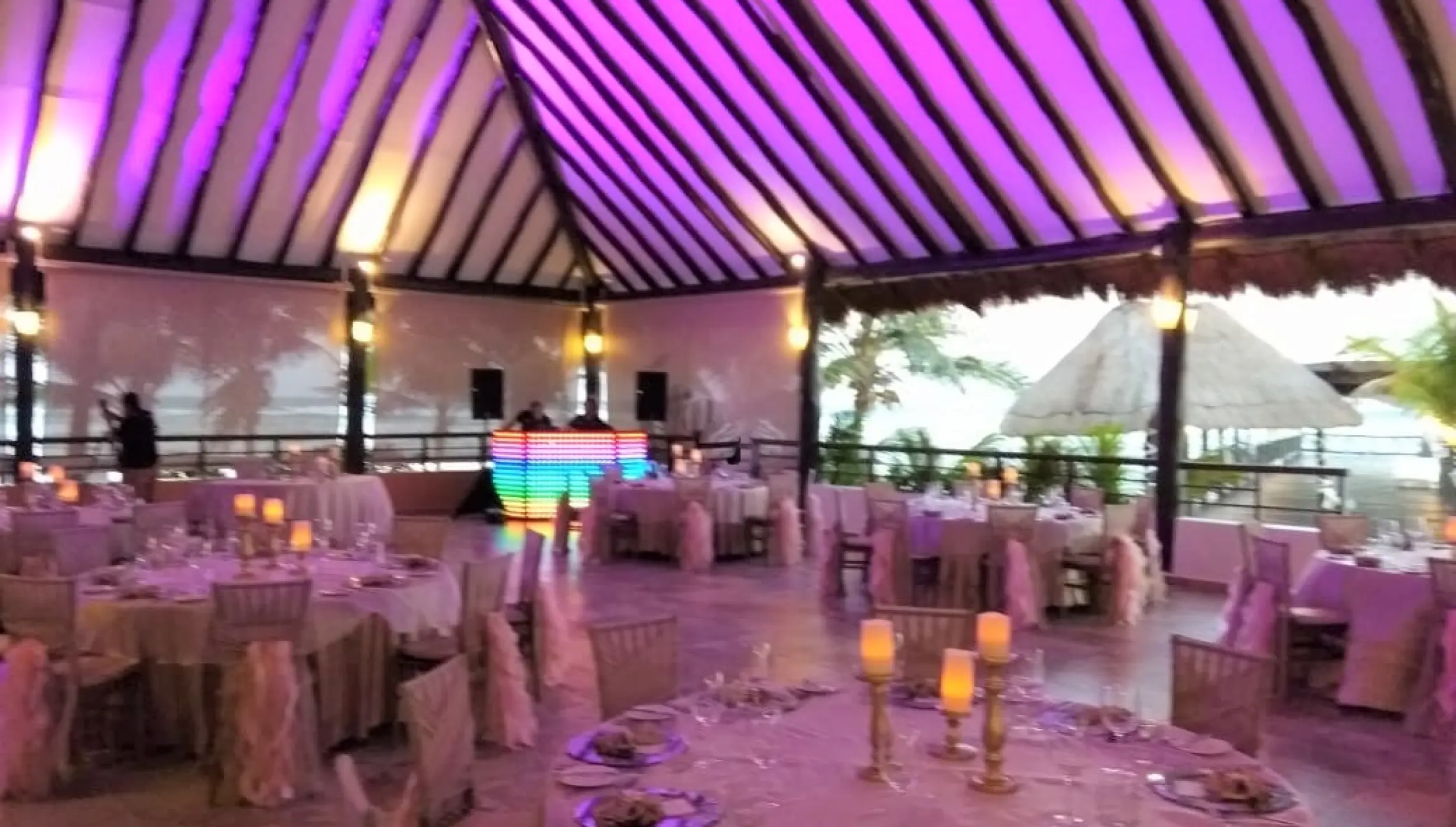 Palapa Kantenah venue at El dorado seaside suites