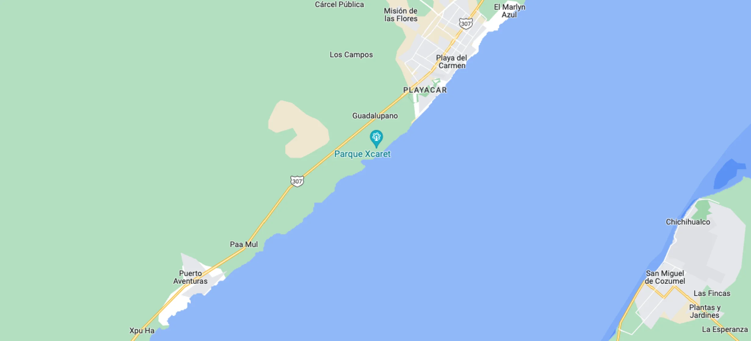 Google maps of El Dorado Seaside
