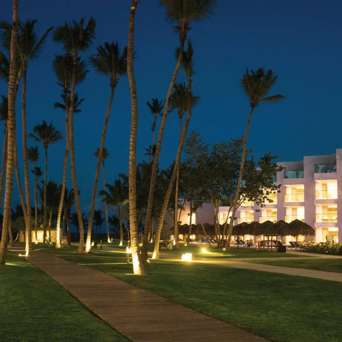 Hotel views night at Excellence El Carmen Dominic Republic