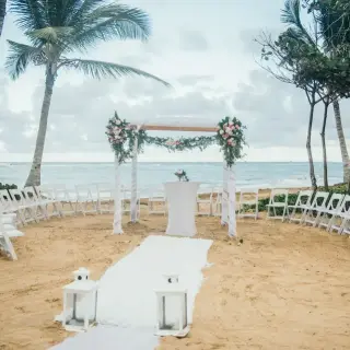 Ceremony in the beach at Excellence El Carmen Dominic Republic