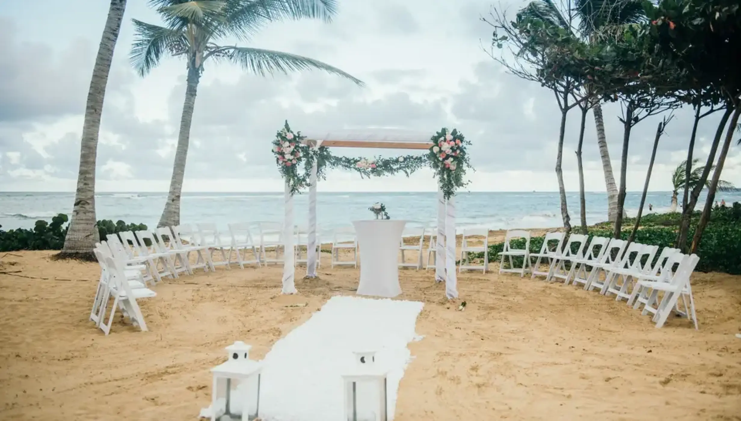 Ceremony in the beach at Excellence El Carmen Dominic Republic