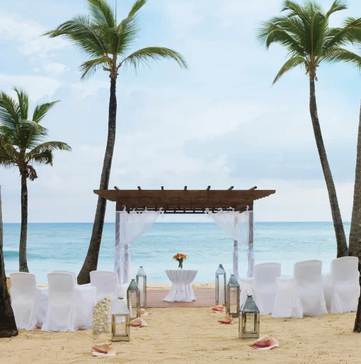Ceremony on the beach at Excellence El Carmen Dominic Republic