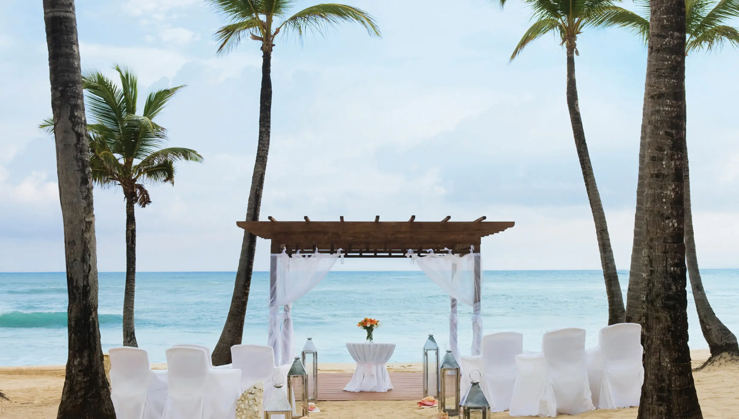 Ceremony on the beach at Excellence El Carmen Dominic Republic